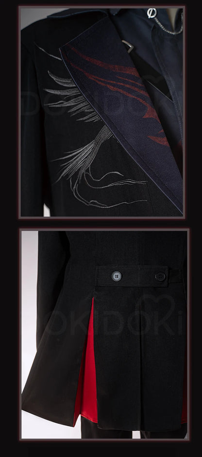 IN STOCK Sylus Cosplay Costume Game Love and Deepspace【S-2XL】DokiDoki-R Men Suit Relentless Conqueror Sylus Qinche Plus Size