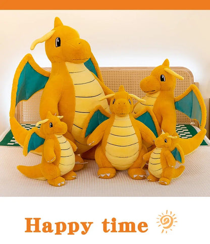 Pokemon Dragonite Plush Toy  Large Size Rabbit Plush 45/60/80cm Pokémon Plushie Animal Soft Stuffed Kawaii Toy Gift for Children