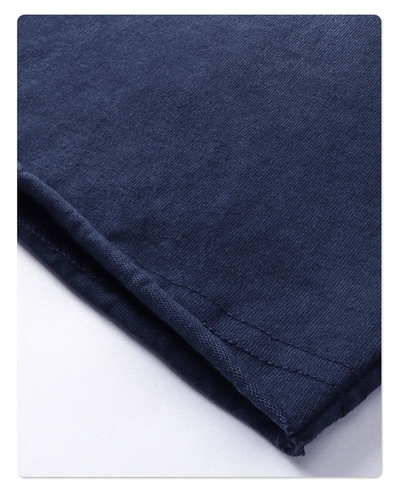 ZODF Retro Summer Men Washed 100% Cotton T-Shirts Unisex High Street Oversized Distressed Broken Neck T Shirt Brand Tees HY1050