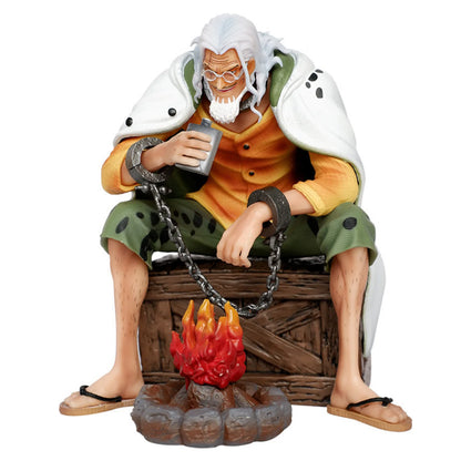 15cm Anime One Piece Silvers Rayleigh Action Figures Pvc Model Statue Room Collection Decoration Ornament Toys Birthday Gifs