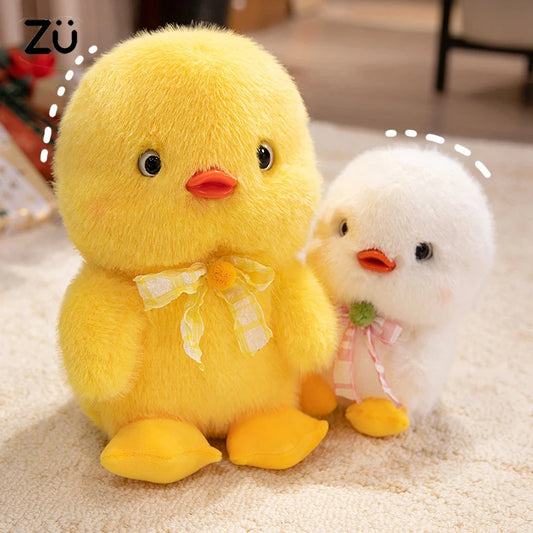Cartoon Farm Animal Cute Duck Plush Toy Kawaii Plushies Yellow White Baby Duck Soft Doll Birthday Gift For Girl Boy