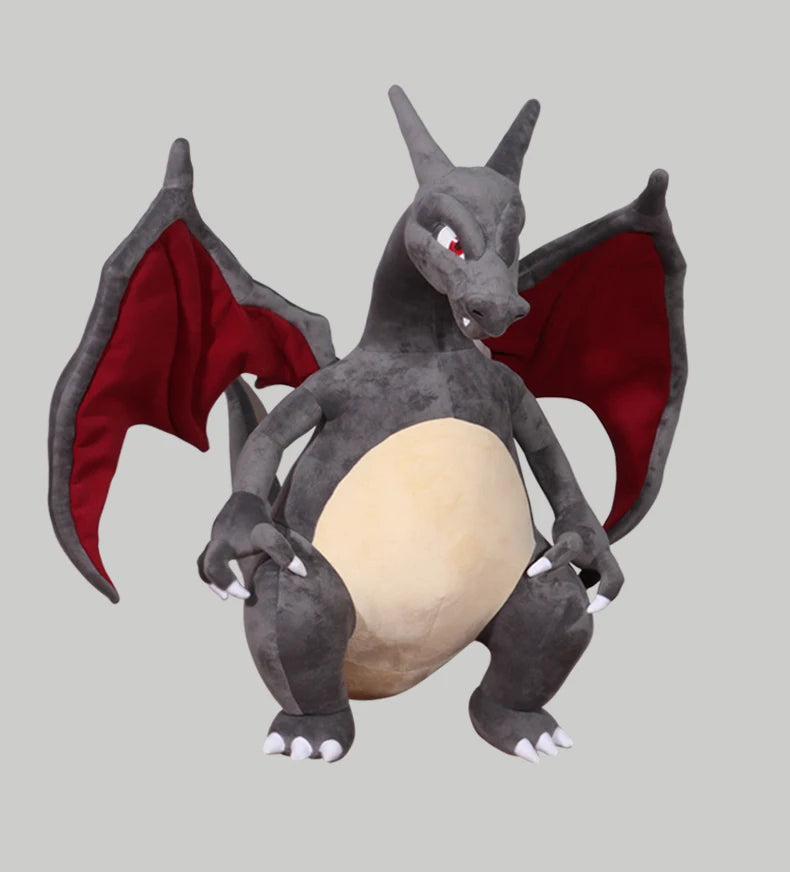 80CM Big Size Pokemon Charizard Plushies Cartoon Anime Peluche Kawaii Ornament Stuffed Comfortable Soft Doll Children Toy Gift
