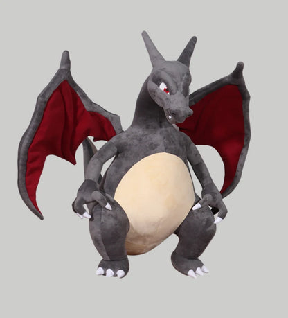 80CM Big Size Pokemon Charizard Plushies Cartoon Anime Peluche Kawaii Ornament Stuffed Comfortable Soft Doll Children Toy Gift