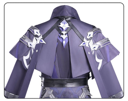 Genshin Impact Kyryll Chudomirovich Flins Cosplay Costume Wig Uniform Halloween Party for Women Men Carnival Role Play Outfit