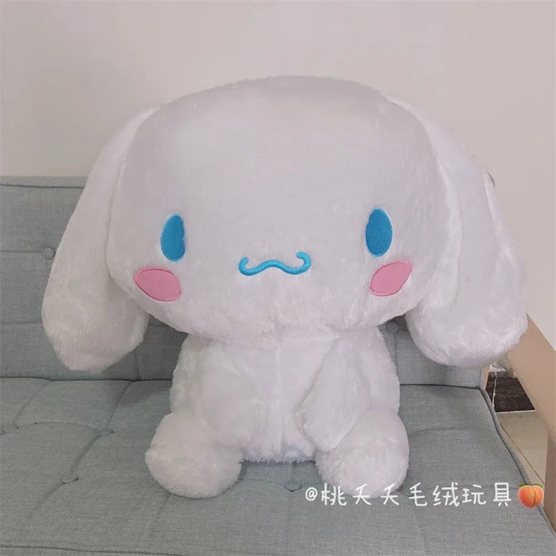 Lovely Cinnamoroll Plush Toy Cartoon Stuffed Anime White Dog Plushies Cuddly Doll Throw Pillow Birthday Gifts Girl
