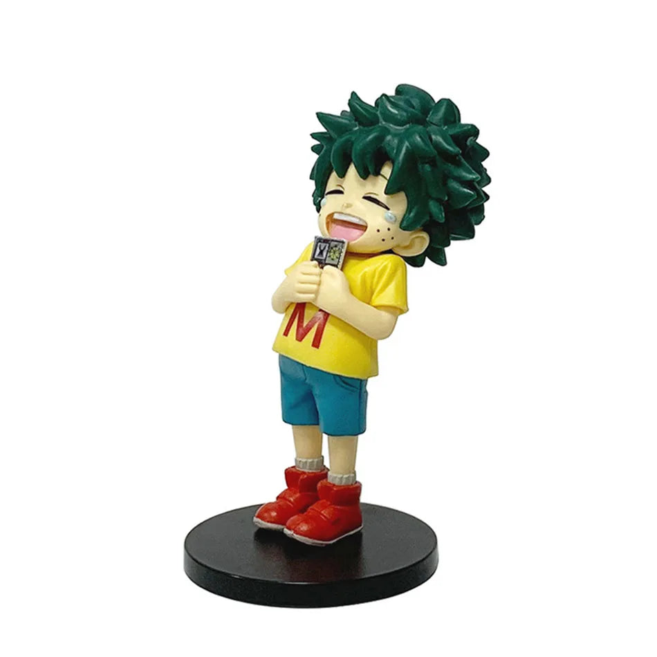 New Style | My Hero Academia Childhood Izuku Midoriya / Childhood Katsuki Bakugo Figure Model Decoration Doll, Anime Merchandise