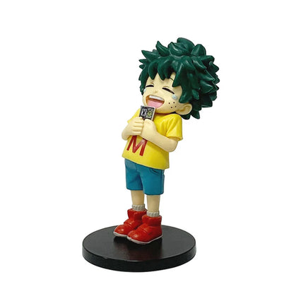 New Style | My Hero Academia Childhood Izuku Midoriya / Childhood Katsuki Bakugo Figure Model Decoration Doll, Anime Merchandise