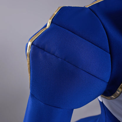 iCoser Honkai Star Rail Fate Saber Cosplay Costume Wig Blue Dress Uniform Outfit Halloween Party for Women Girls Carnival Props