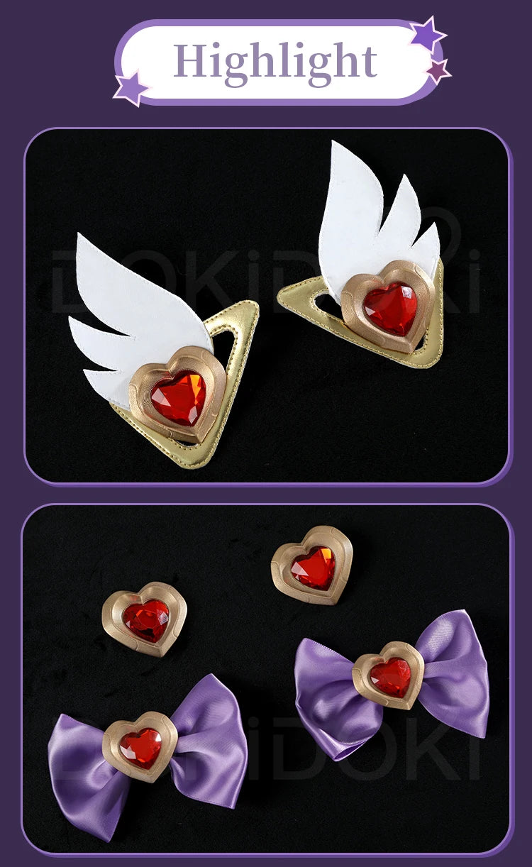 Juno Kiriko Cosplay Costume Game Cosplay【XS-2XL】DokiDoki-R Women Costume Magic Girl Juno Cosplay Plus Size Halloween