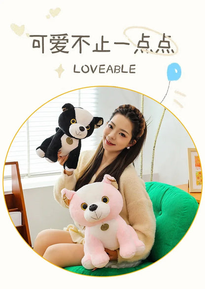 New 3 Colors 20-35cm Bulldog Plush Stuffed Puppy Doll Cute Puppy Plush Kawaii Animal Toy Children's Birthday Gift Doll Kids To