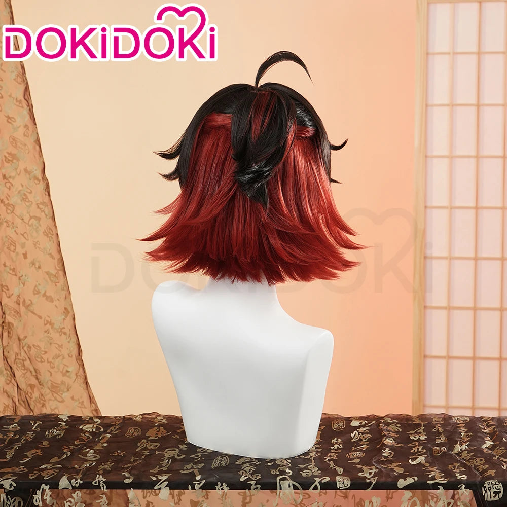 IN STOCK GaMing Wig Game Genshin Impact DokiDoki Men Hair Cosplay Hair Heat Resistant Synthetic Free Wig Cap
