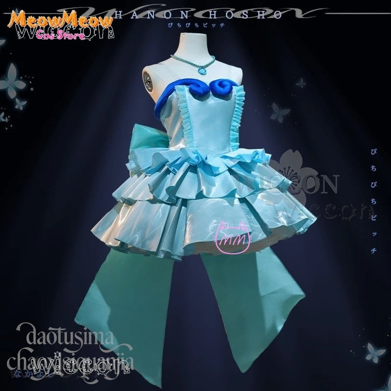Mermaid Melody Hanon Hosho Adult Costume Polyester Set