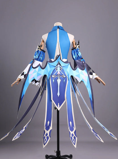 Honkai Star Rail Cerydra Cosplay Costume Wig Dress Uniform Headwear Wings Carnival Outfit Halloween Party for Women Girls Props