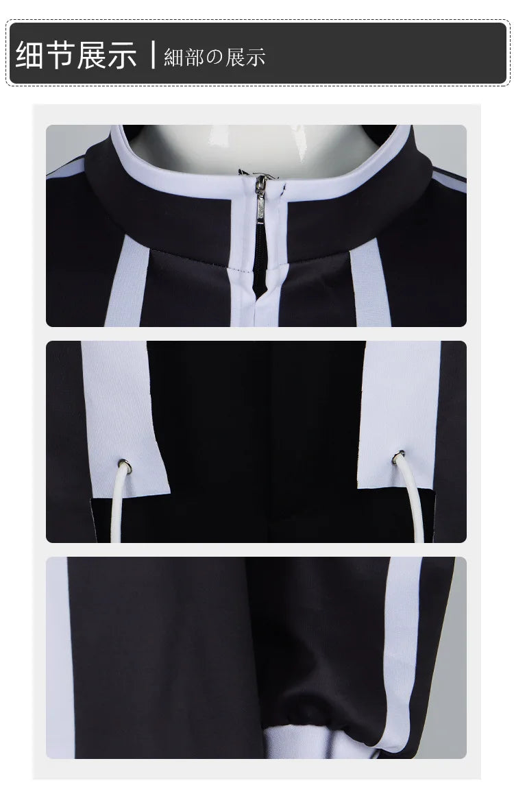 Shiki Ichinose Cosplay Costume Rasetsu Uniform Anime Tougen Anki Jin Kougasaki Coat Rasetsu Academy Halloween for Women Men Cos