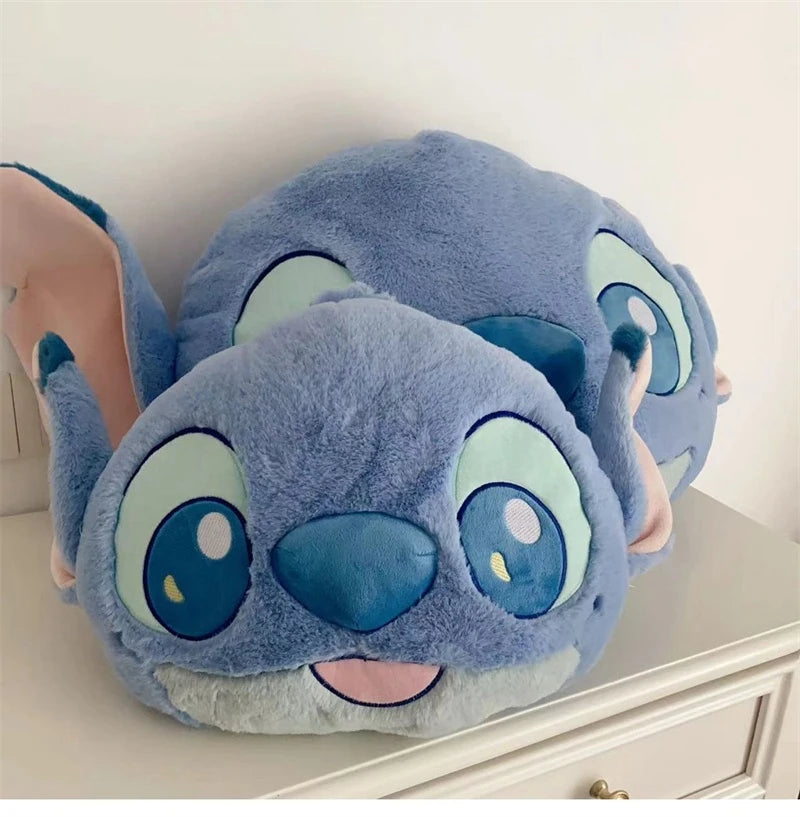Comfortable Stitch Back Cushion Cuddly Throw Pillow Stuffed Anime Cushion Headrest Car Home Decor Sofa Bed Birthday Gifts