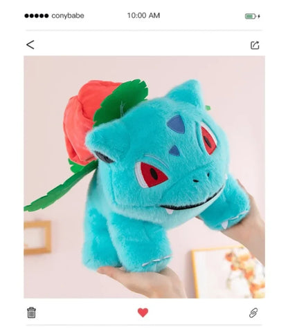 45CM Pokemon Bulbasaur Plushies Cartoon Anime Peluche Kawaii Comfortable Soft Doll Children Cushion Room Decoration Toy Gift