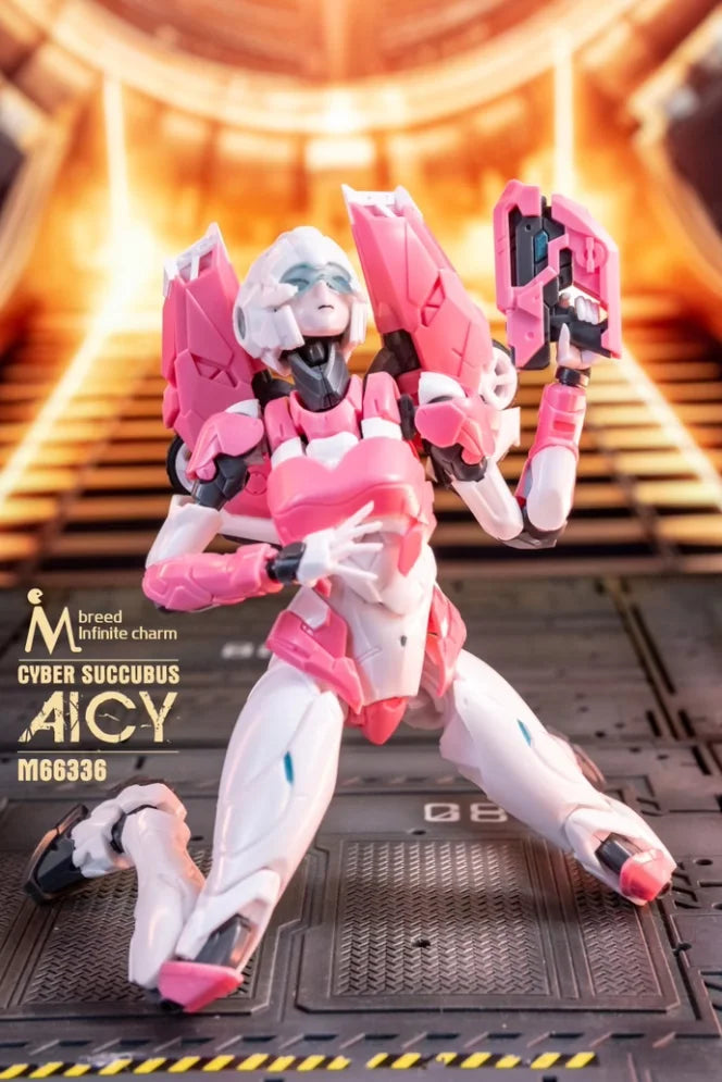 In Stock M Breed Arcee Assembly Model Kit Aicy Transformation Robot Action Figures M66337 KO Riobot Robot Boys Gifts