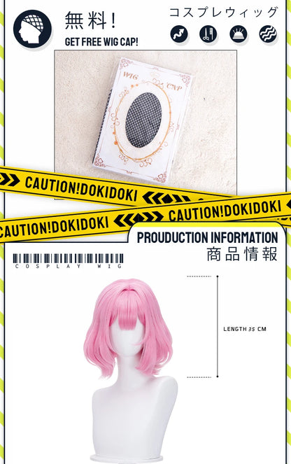 IN STOCK Renako Amaori Koyanagi Kaho Cosplay Wig Anime There's No Freaking Way I'll be Your Lover! Unless DokiDoki Wig Free Cap