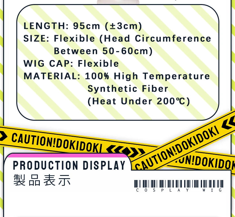 IN STOCK Yumemizuki Mizuki Hutao Wig Game Genshin Impact DokiDoki 95cm Long Wig Hu Tao Lantern Rite Free Cap Yumemizuki Ears Fan