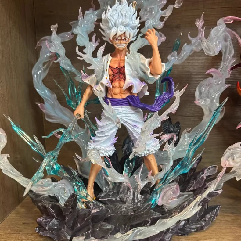 JT Nika Monkey D. Luffy Action Figure ONE PIECE Anime Figures Luffy Fifth Gear Figures PVC Statue Collection Model Gifts