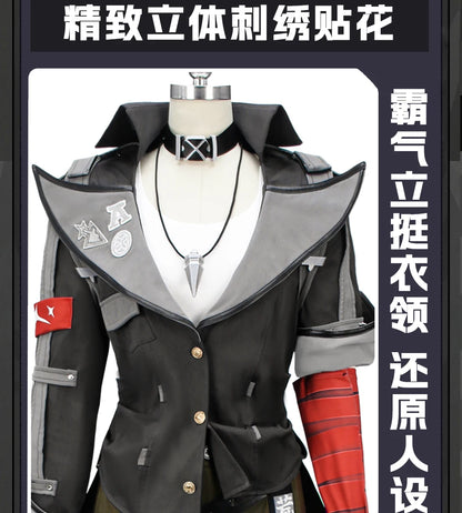 Zenless Zone Zero Komano Manato Cosplay Costume Wig Uniform Ears Spook Shack Halloween Party for Women Men Girls Role Play Props