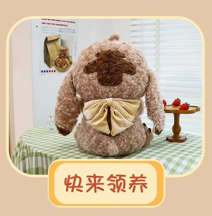 45/60/70cm Big Size Curly Stitch Disney Anime Plush Stuffed Doll Kawaii Coffee Plushies Pillow Ornaments Children's Holiday Gift