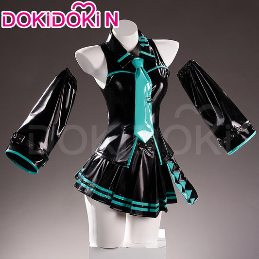 IN STOCK MIKUU Cosplay Costume【XS-3XL】DokiDoki-N Women Mikku Cosplay Uniform Cute Short Dress Costume Plus Size