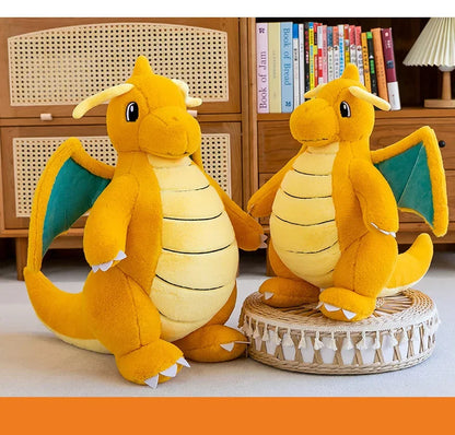 Pokemon Dragonite Plush Toy  Large Size Rabbit Plush 45/60/80cm Pokémon Plushie Animal Soft Stuffed Kawaii Toy Gift for Children