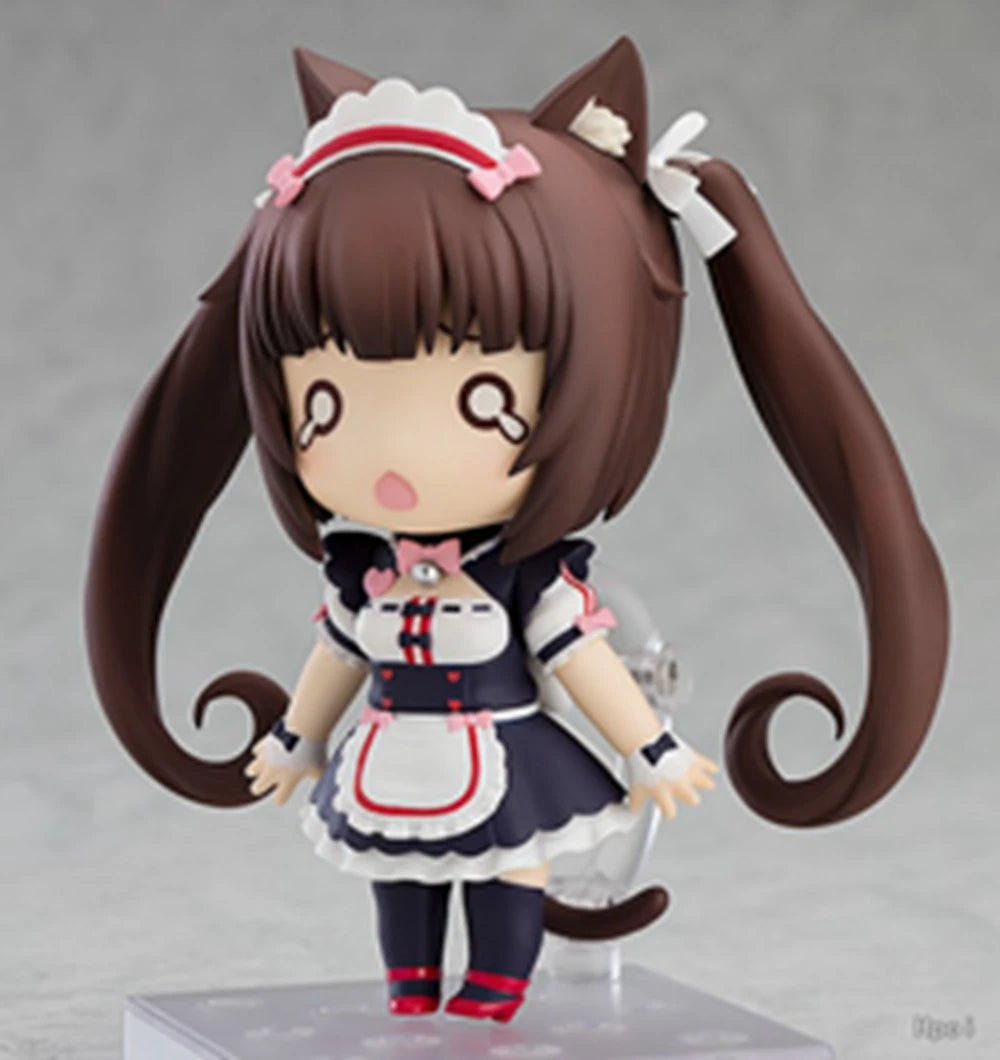 Anime NEKOPARA Figure OB11 #1238 Chocolates Vanilla Action Figure Cat Style Model PVC Static Toys Gift Doll Cat Maid 10cm