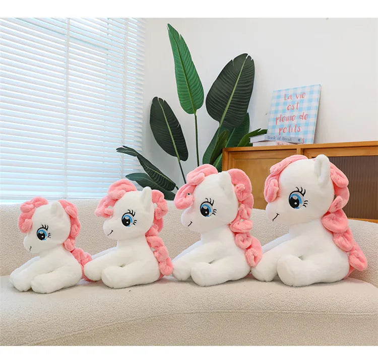 Anime My Little Pony Prototype Plush Doll Soft Pillow Girl Heart Fluttershy Sofa Ornaments Children'S Toys Birthday Gifts Custom