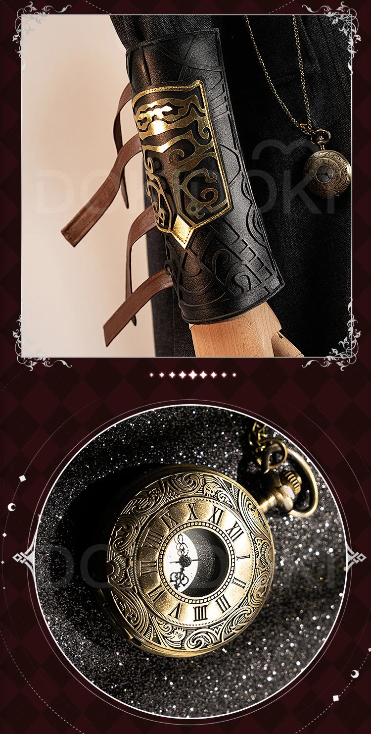 Gehrman Cosplay Costume Game Bloodborne Cosplay【XS-3XL】DokiDoki-R Men Hunter Halloween Costume Gehrman Hat Plus Size