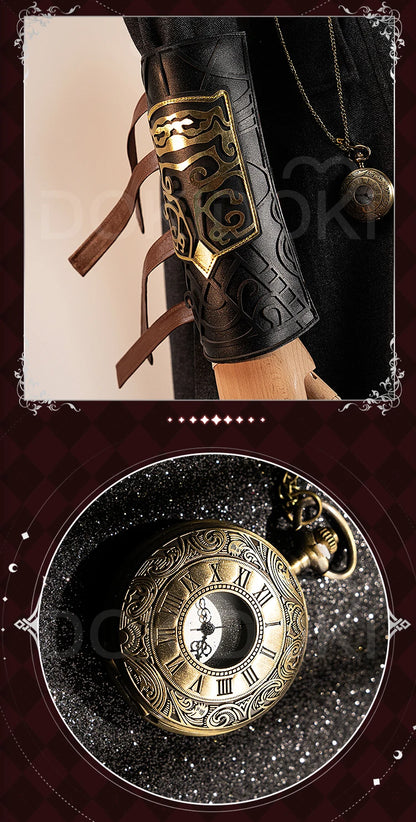 Gehrman Cosplay Costume Game Bloodborne Cosplay【XS-3XL】DokiDoki-R Men Hunter Halloween Costume Gehrman Hat Plus Size