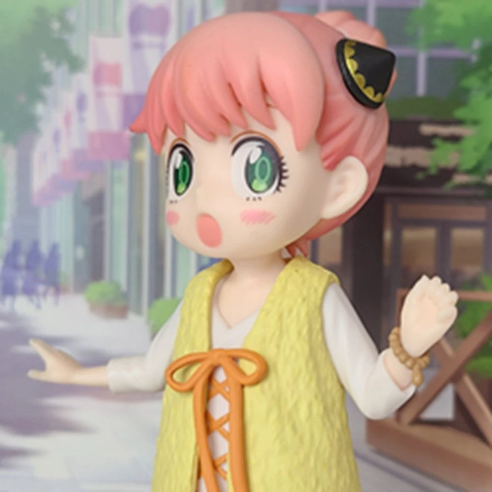Bandai 15CM Anime Spy × Family Anya Forger Figure Animation Ver Fashion Dress Up Vol.3 Cute Model Toy Gift Doll Action Figure