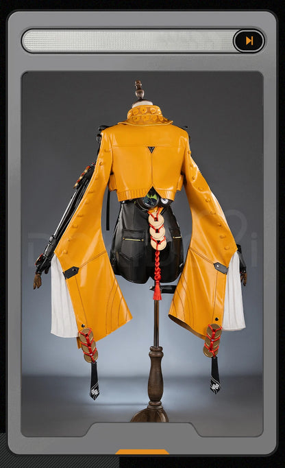 IN STOCK Yixuan Cosplay Costume Game Zenless Zone Zero DokiDoki-R ZZZ Women Black Yellow Bodysuit Yixuan Cosplay Master Costume