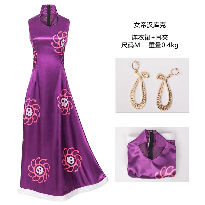 One Pieces Boa Hancock Cosplay Costume Women Polyester Set - 2pcs / XXXL / ONE PIECE
