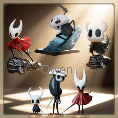 Hornet Girl Action Game Hollow Knight:Silksong Figurine Quirrell Cute Action Figures PVC Collection Decoration Model Toys Gifts