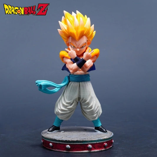 15cm Super Saiyan Gotenks Dragon Ball PVC Action Figure Desktop Ornament Model Toy Gift