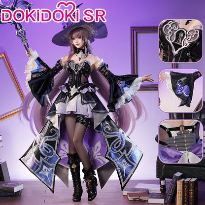 IN STOCK The Herta Cosplay Costume Game Honkai: Star Rail DokiDoki-SR HSR Women Cosplay The Herta Halloween Costume Wig