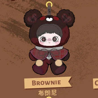 Maymei Tiny Bear Cookie Series Plush Blind Box Keychain Doll Backpack Pendant Desktop Ornament Decoration Figure Model Girl Gift