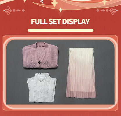 IN STOCK Waguri Kaoruko Cosplay Costume Anime The Fragrant Flower Blooms with Dignity DokiDoki-R Women Suit Halloween Cosplay