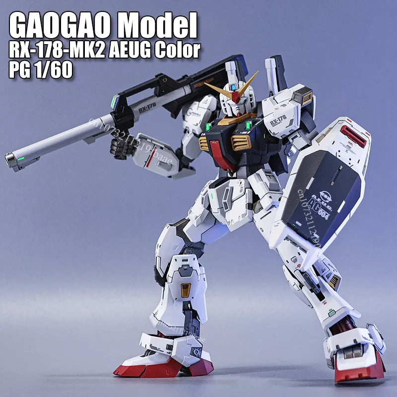 In Stock GAOGAO Model MK2 RX-178 MK-II PG 1/60 TITANS Color AEUG Toy Assembly Model Kit Action Figures Robot Mecha Gifts