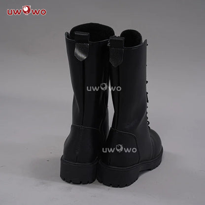 UWOWO Genshin Impact Lynette Cosplay Shoes Boots Lyney Anemo Cat Fontaine Cospaly Footwear-Boots