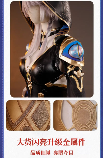 Honkai Star Rail Cipher Cosplay Costume Wig Dress Cifera Tail Amphoreus Luminous Props Halloween Party Women Girls Metal Props