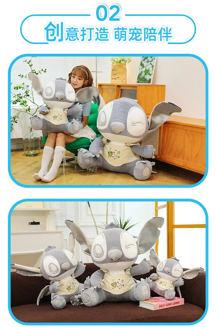 45/60/75cm Big Size Disney Stitch Anime Plush Stuffed Doll Lilo & Stitch Room Decoration Plushies Pillow Ornaments Holiday Gift