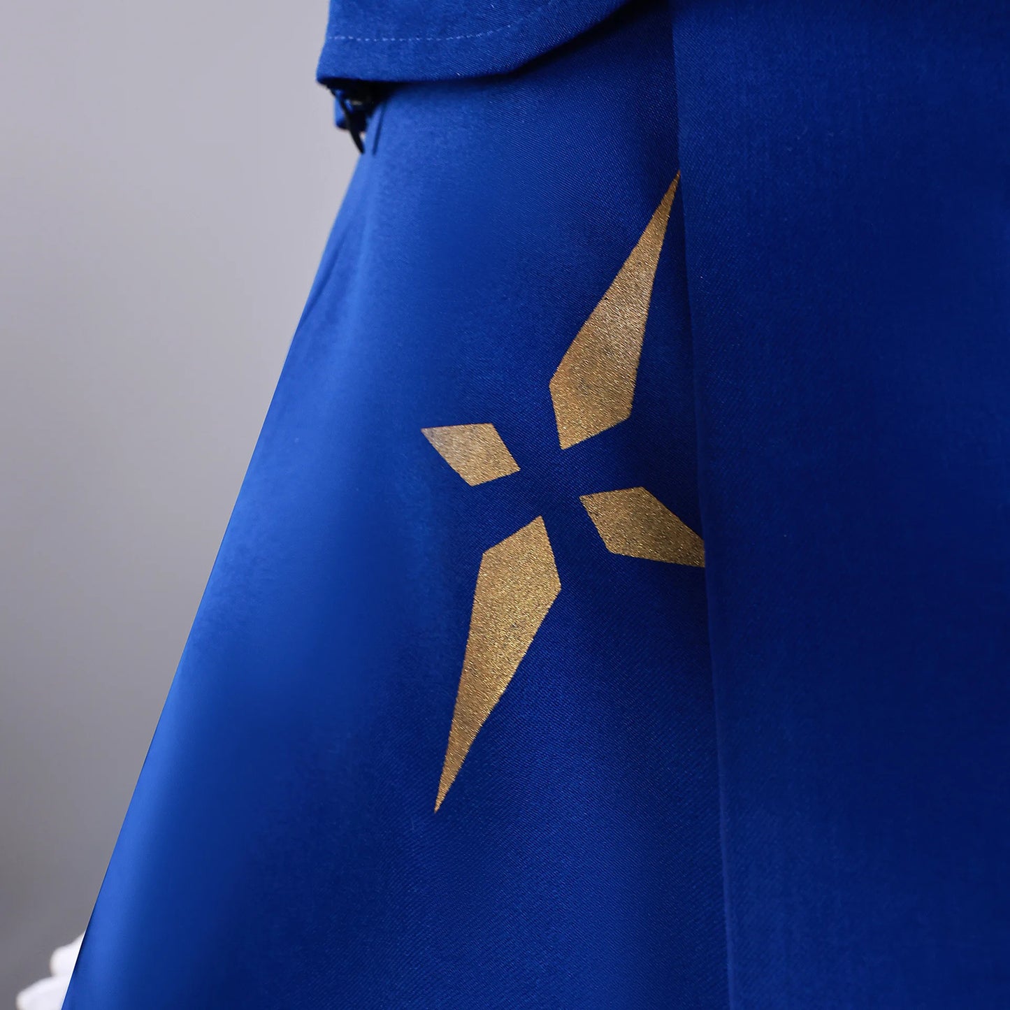 iCoser Honkai Star Rail Fate Saber Cosplay Costume Wig Blue Dress Uniform Outfit Halloween Party for Women Girls Carnival Props