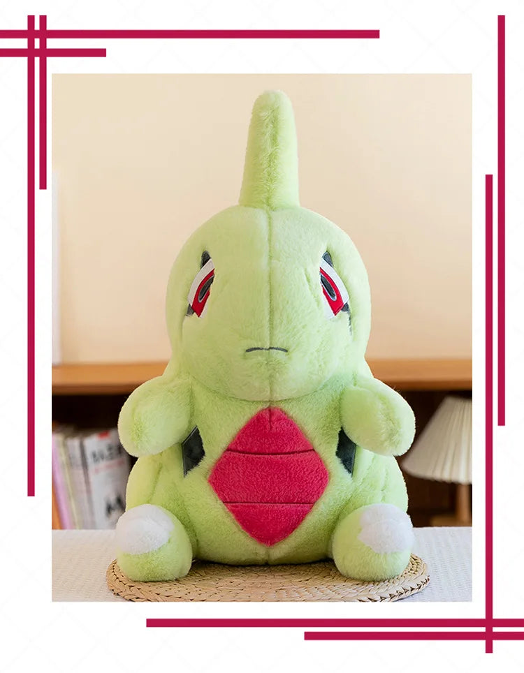 35/70cm Larvitar Pokemon Plush Toys Large Anime Doll Cute Pillow Giant Pokémon Plushie Tyranitar Stuffed Gift for Kids Christmas