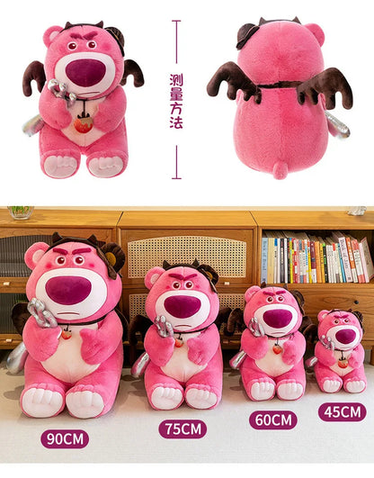 45/60/75cm Big Size Lotso Disney Anime Plush Stuffed Doll Kawaii Room Decor Plushies Children Cartoon Pillow Holiday Gifts