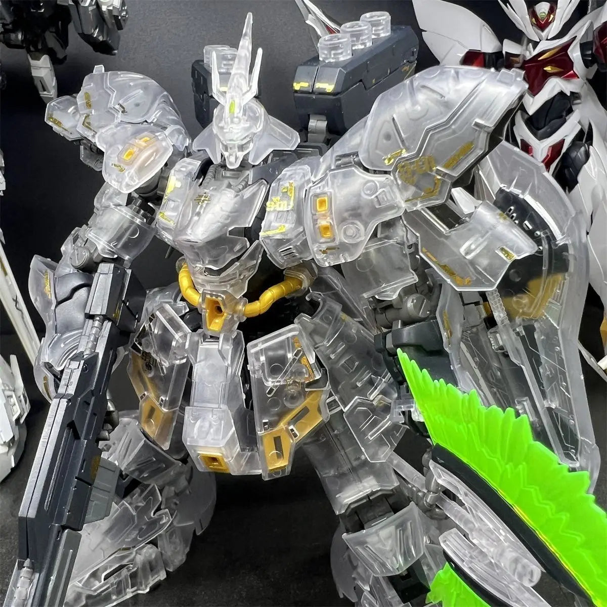 【New product】SIHAI MODEL RG 1:144 Color Transparent Version SAZABI Assembly Model High Quality Collectible Action Figure Model
