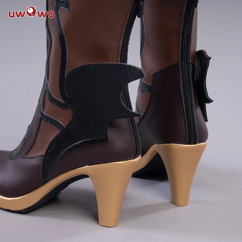 UWOWO Game Genshin Impact Fischl Cosplay Shoes Cosplay Boots Prinzessin der Verurteilung Costume Accessories Foots
