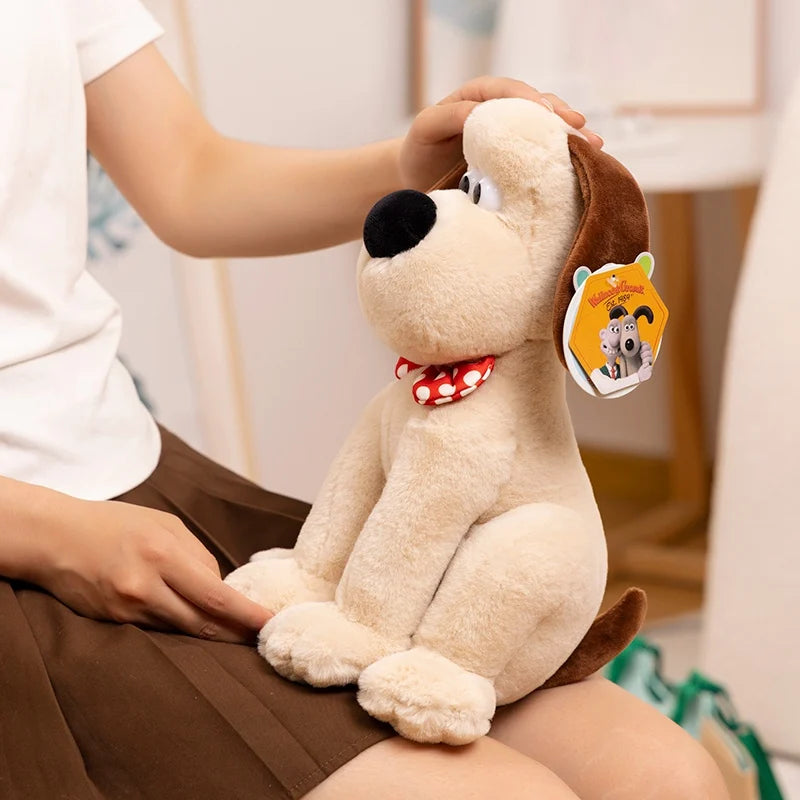 Cartoon Soft Wallace Gromit Plushies Black Penguin Stuffed Anime Cute Dog Stuffed Dolls Backpack Pendant Key Chain Cuddly Pillow